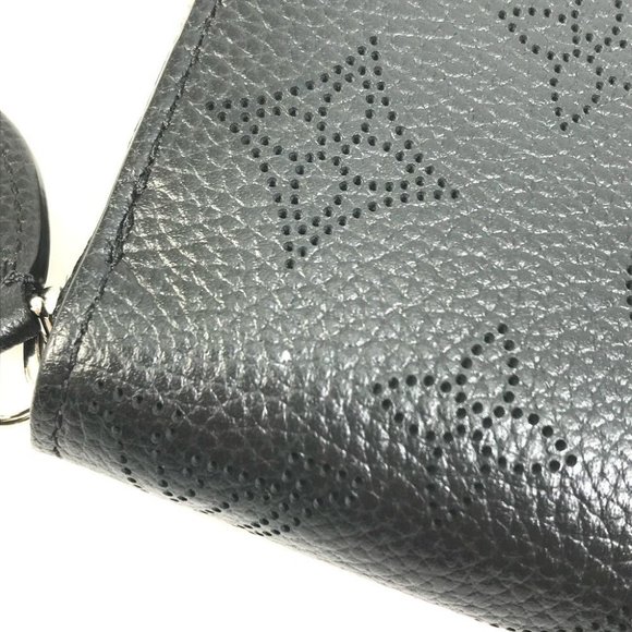 LOUIS VUITTON MonogramMahina Zippy Wallet Zip Around Long Wallet Black - Picture 10 of 12